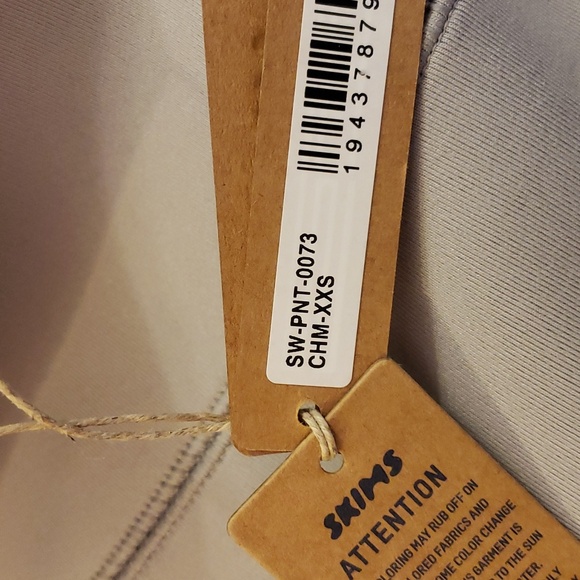 Skims Sport Swim Scuba Long Length pants - chrome - Picture 7 of 14